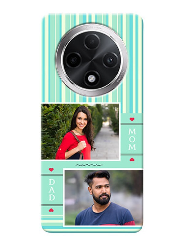 Custom Oppo F27 Pro Plus 5G custom mobile phone covers: Mom And Dad Pic Design