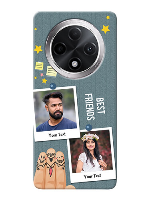 Custom Oppo F27 Pro Plus 5G Mobile Cases: Sticky Frames and Friendship Design