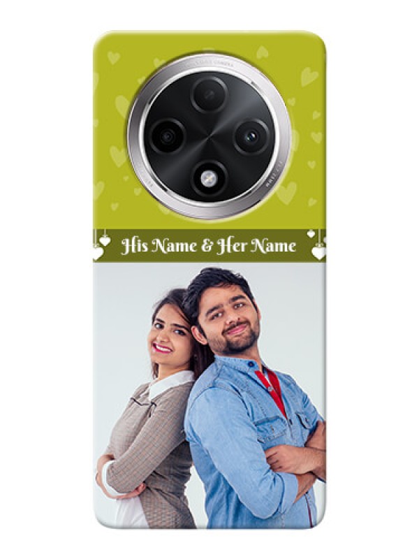 Custom Oppo F27 Pro Plus 5G custom mobile covers: You And Me Heart Design