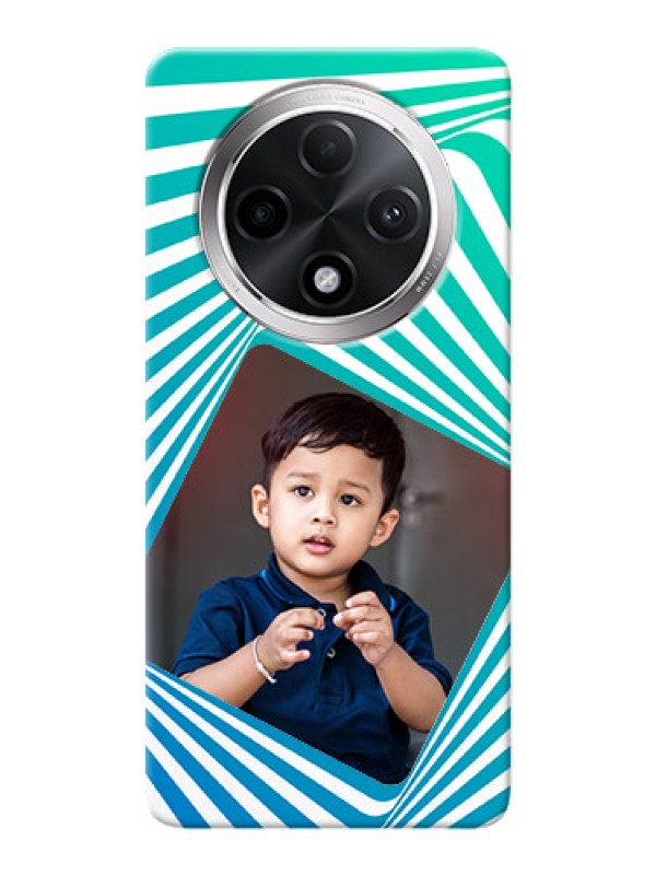 Custom Oppo F27 Pro Plus 5G Personalised Mobile Covers: Abstract Spiral Design