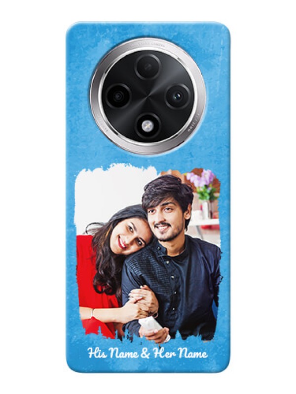 Custom Oppo F27 Pro Plus 5G custom mobile cases: Blue Color Vintage Design