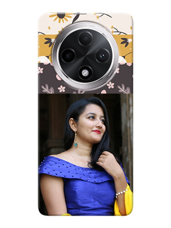 Custom Oppo F27 Pro Plus 5G mobile cases online: Stylish Floral Design