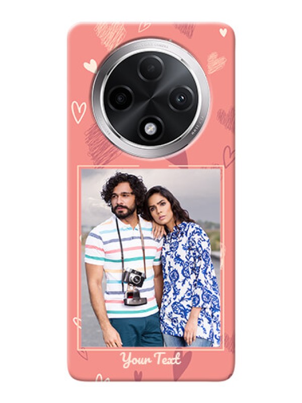 Custom Oppo F27 Pro Plus 5G custom mobile phone cases: love doodle art Design