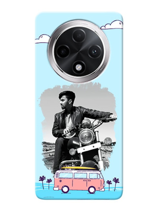 Custom Oppo F27 Pro Plus 5G Mobile Covers Online: Travel And Adventure Design