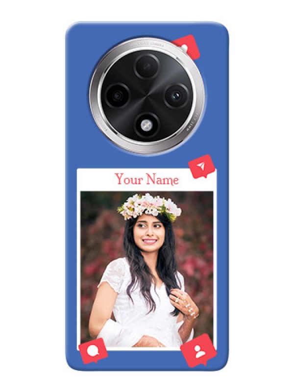 Custom Oppo F27 Pro Plus 5G Custom Phone Case with Like Share And Comment Design