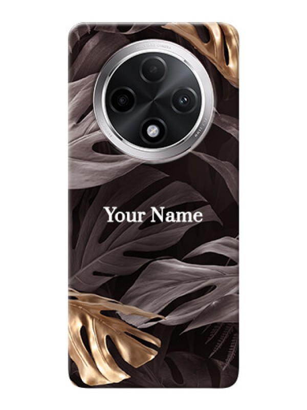 Custom Oppo F27 Pro Plus 5G Personalised Phone Case with Wild Leaves digital paint Design