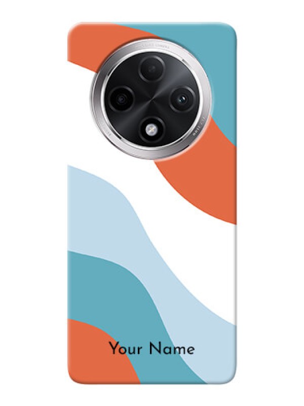 Custom Oppo F27 Pro Plus 5G Custom Mobile Case with coloured Waves Design