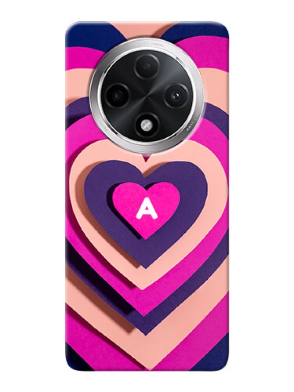 Custom Oppo F27 Pro Plus 5G Custom Mobile Case with Cute Heart Pattern Design