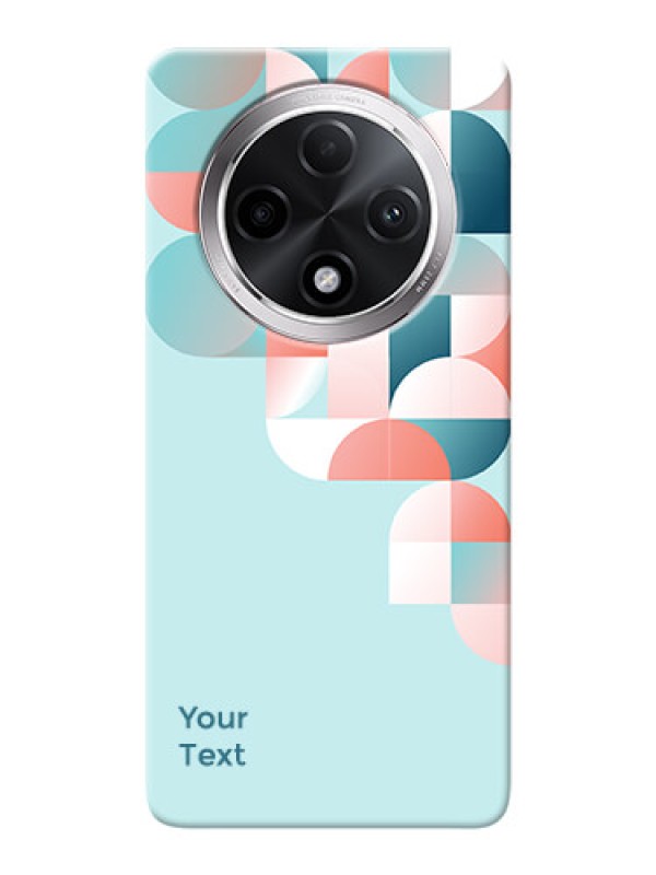 Custom Oppo F27 Pro Plus 5G Custom Phone Case with Stylish Semicircle Pattern Design