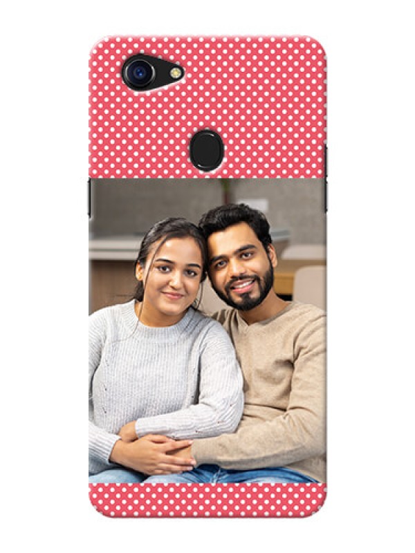 Custom Oppo F5 Youth Custom Mobile Case with White Dotted Design