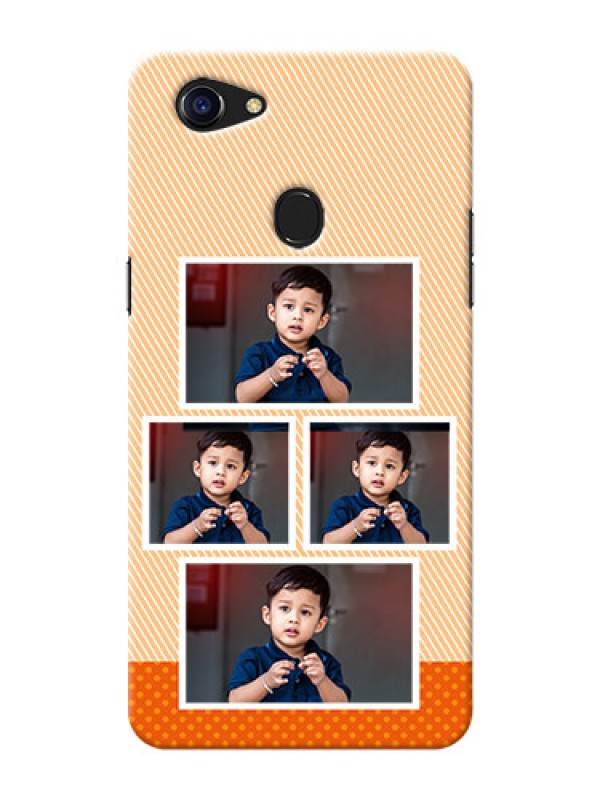 Custom Oppo F5 Youth Mobile Back Covers: Bulk Photos Upload Design