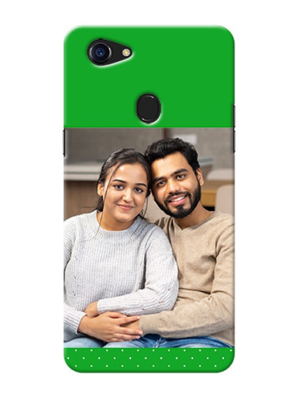 Custom Oppo F5 Youth Personalised mobile covers: Green Pattern Design
