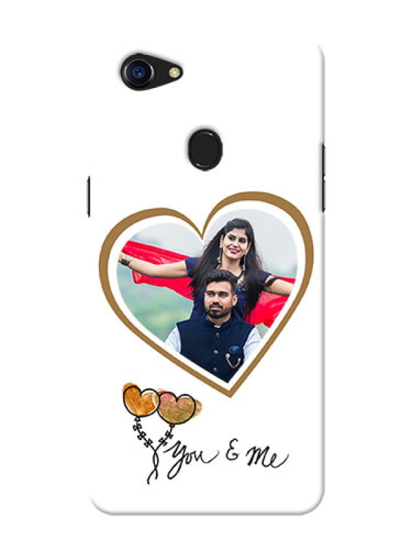 Custom Oppo F5 Youth customized phone cases: You & Me Design