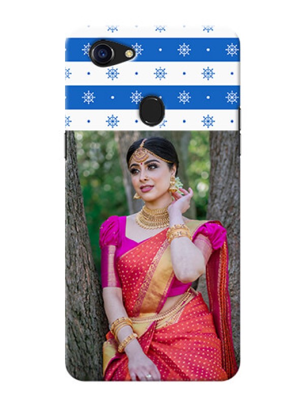Custom Oppo F5 Youth custom mobile covers: Snow Pattern Design