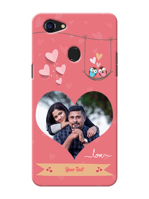 Custom Oppo F5 Youth custom phone covers: Peach Color Love Design 