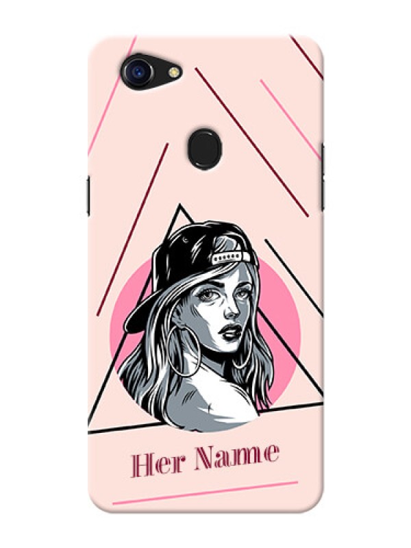 Custom Oppo F5 Youth Custom Phone Cases: Rockstar Girl Design