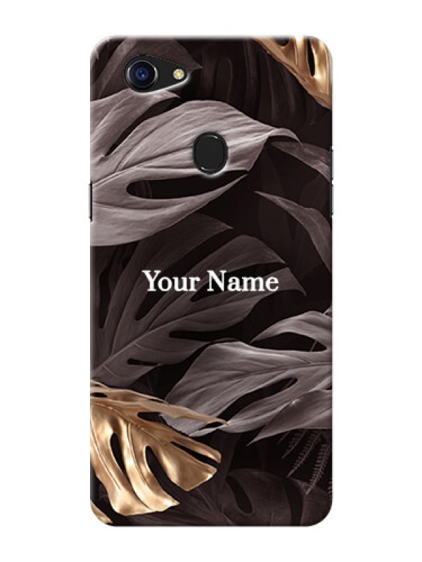 Custom Oppo F5 Youth Mobile Back Covers: Wild Leaves digital paint Design