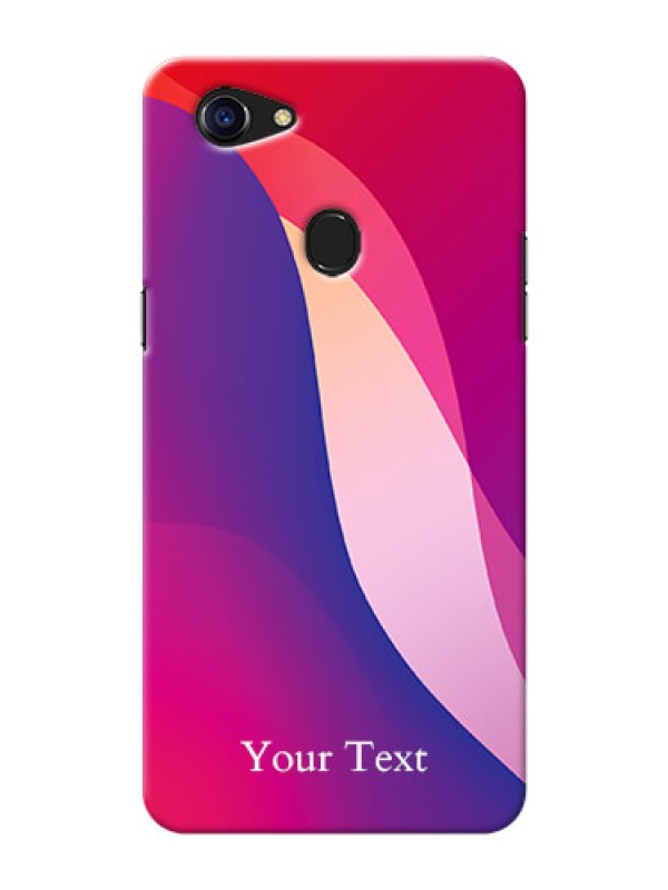 Custom Oppo F5 Youth Mobile Back Covers: Digital abstract Overlap Design