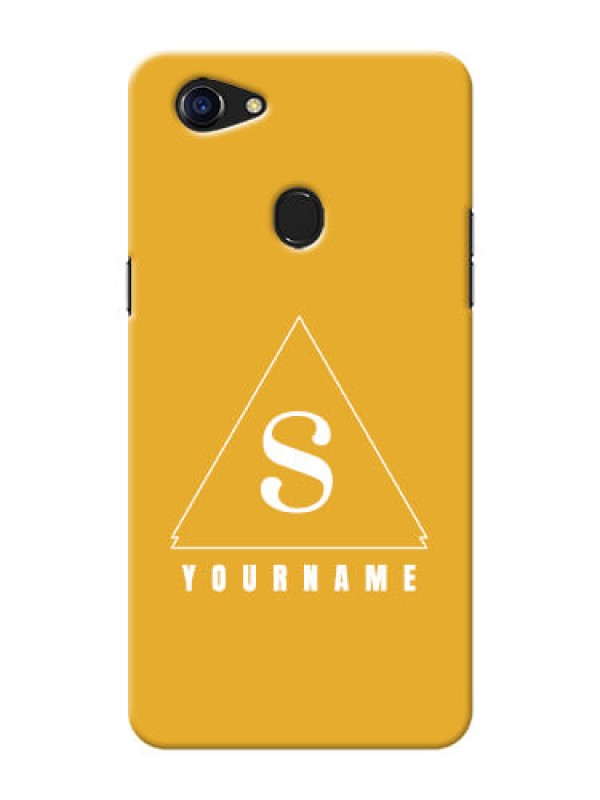 Custom Oppo F5 Youth Custom Mobile Case with simple triangle Design
