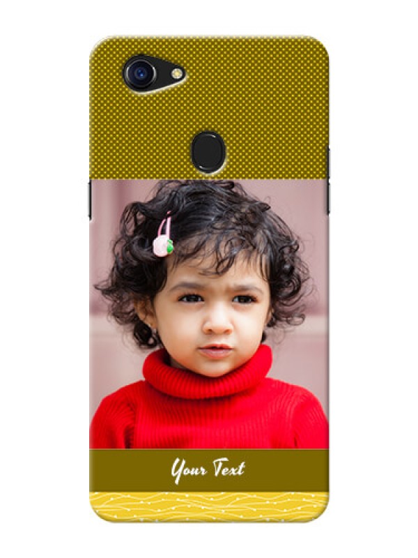 Custom Oppo F5 Simple Green Colour Mobile Case Design