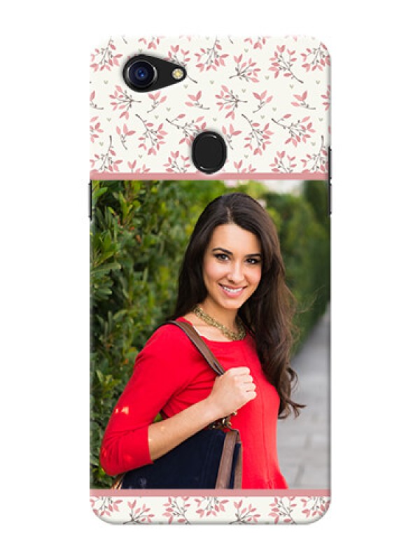 Custom Oppo F5 Floral Design Mobile Back Cover Design