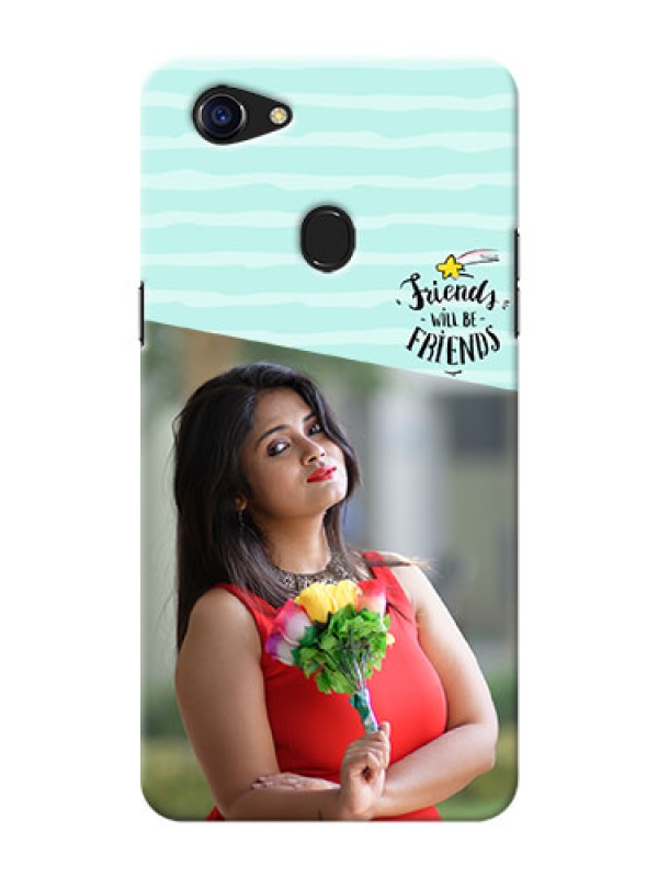 Custom Oppo F5 2 image holder with friends icon Design