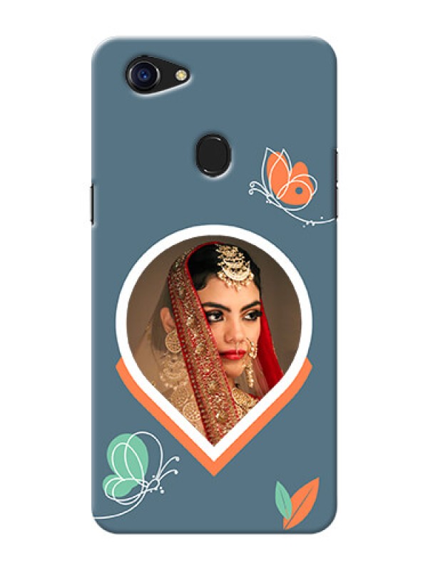 Custom Oppo F5 Custom Mobile Case with Droplet Butterflies Design