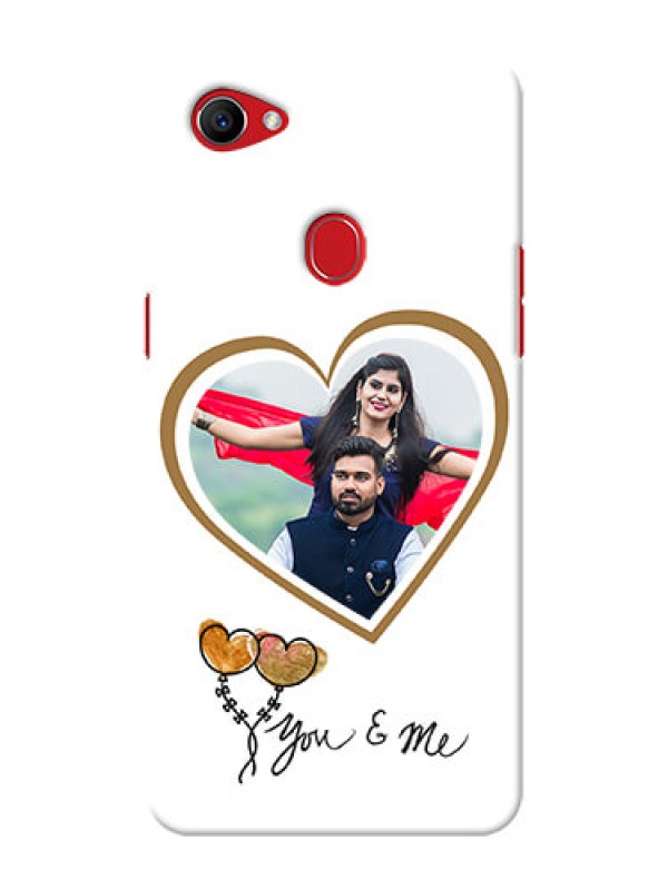 Custom Oppo F7 You And Me Mobile Back Case Design