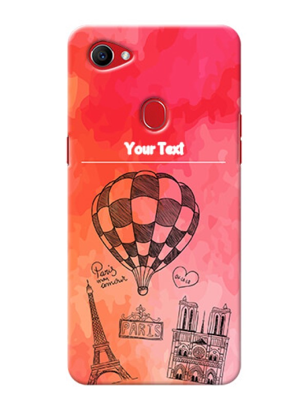 Custom Oppo F7 abstract painting with paris theme Design