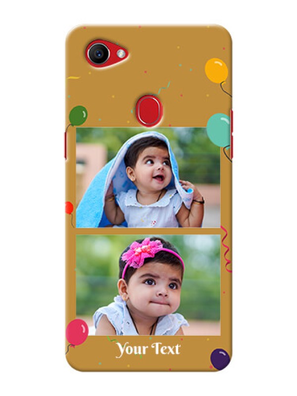Custom Oppo F7 2 image holder with birthday celebrations Design