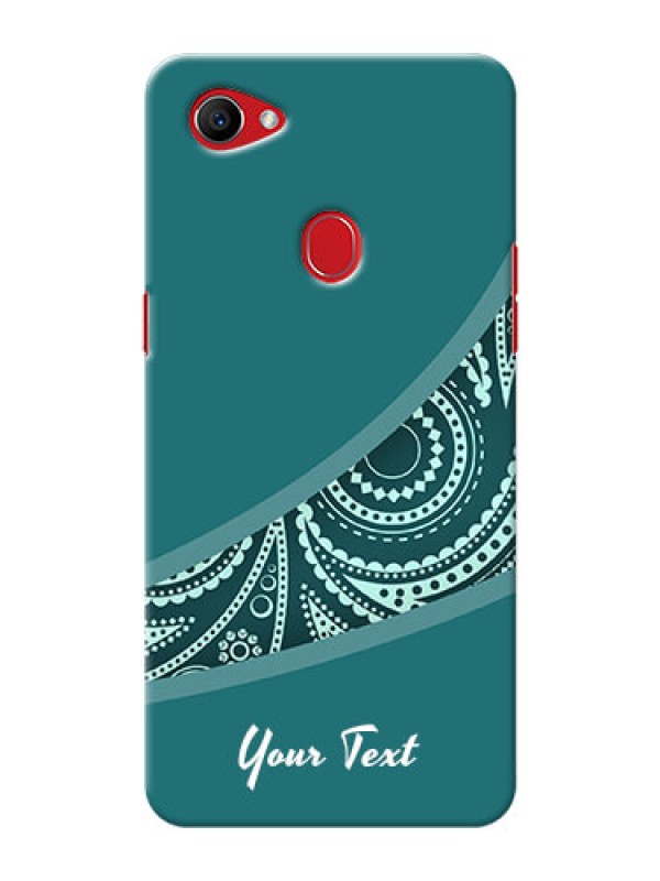 Custom Oppo F7 Custom Phone Covers: semi visible floral Design