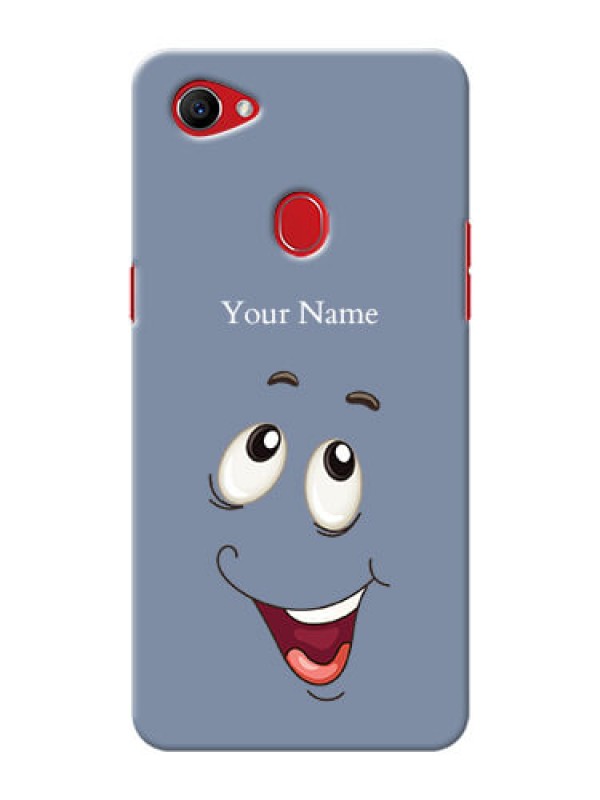 Custom Oppo F7 Phone Back Covers: Laughing Cartoon Face Design
