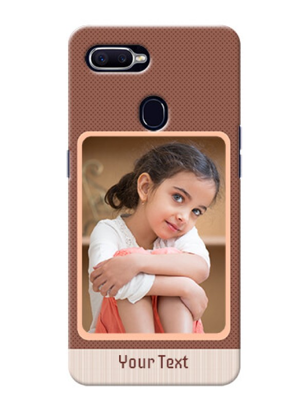 Custom Oppo F9 Pro Simple Photo Upload Mobile Cover Design