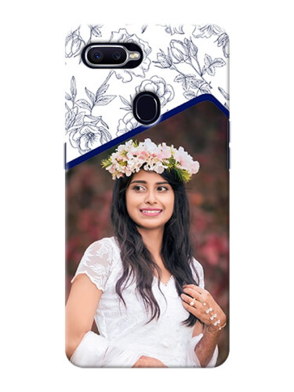 Custom Oppo F9 Floral Mobile Cover Design