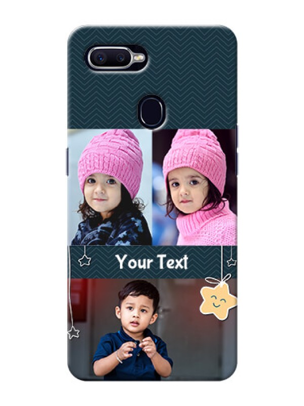 Custom Oppo F9 3 image holder with hanging stars Design