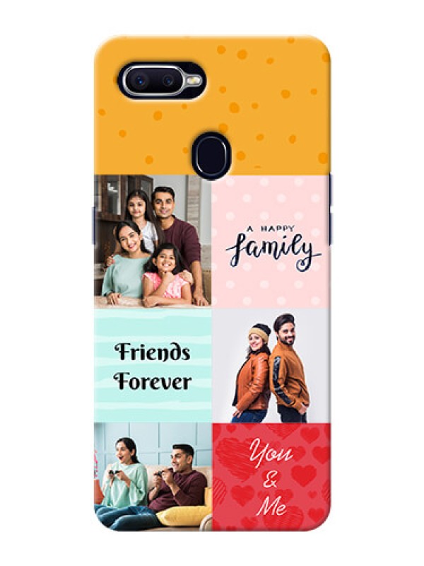 Custom Oppo F9 4 image holder with multiple quotations Design