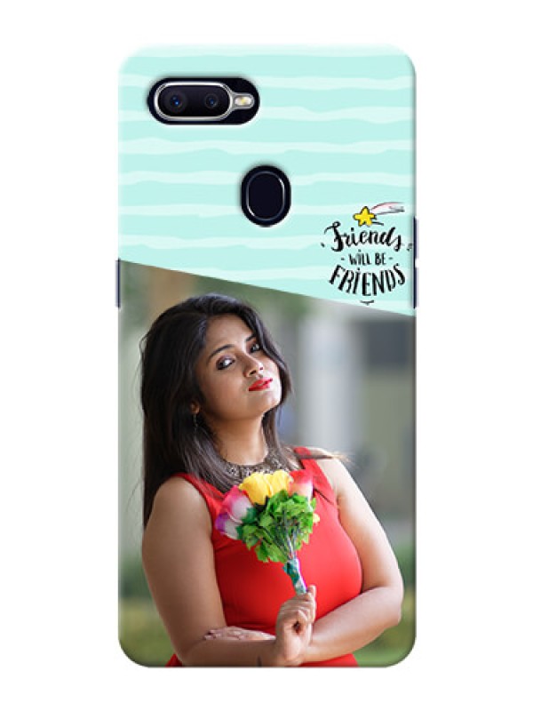 Custom Oppo F9 2 image holder with friends icon Design