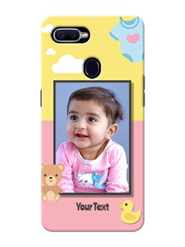 Custom Oppo F9 kids frame with 2 colour with toys Design