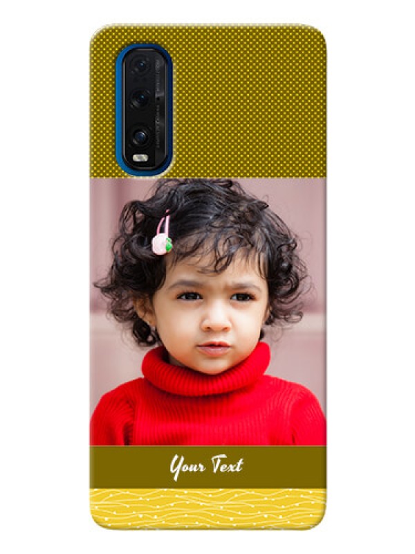 Custom Oppo Find X2 custom mobile back covers: Simple Green Color Design