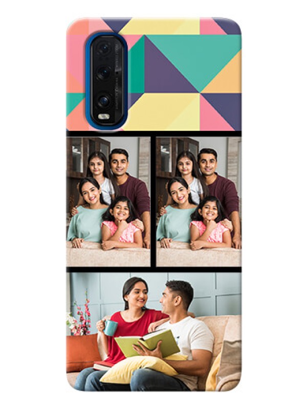 Custom Oppo Find X2 personalised phone covers: Bulk Pic Upload Design