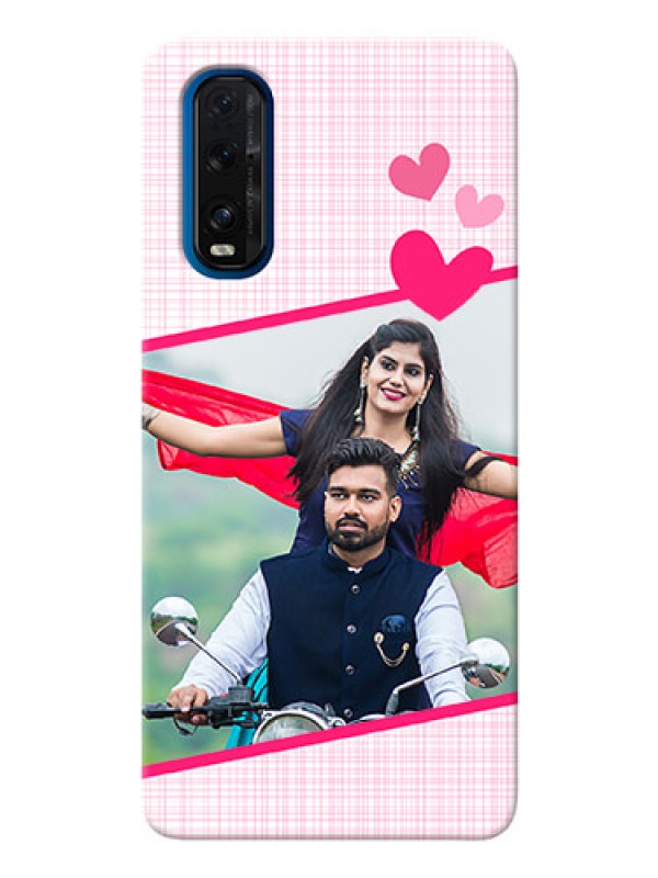 Custom Oppo Find X2 Personalised Phone Cases: Love Shape Heart Design