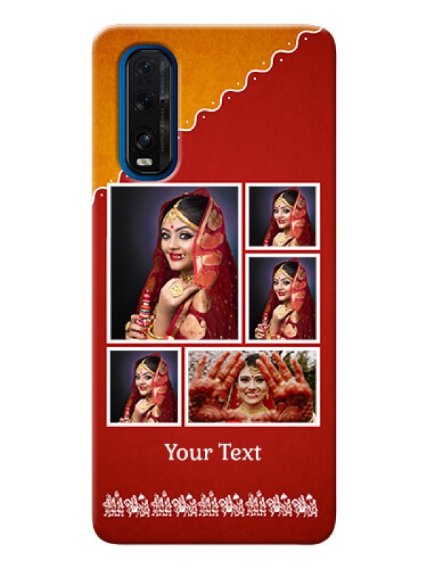 Custom Oppo Find X2 customized phone cases: Wedding Pic Upload Design