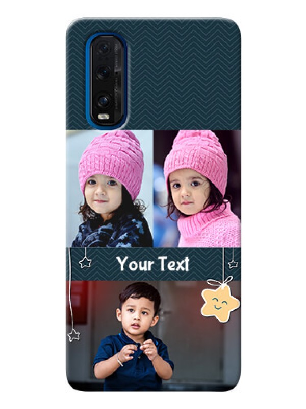 Custom Oppo Find X2 Mobile Back Covers Online: Hanging Stars Design