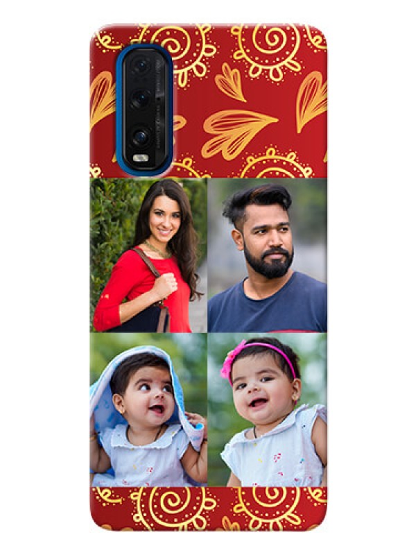 Custom Oppo Find X2 Mobile Phone Cases: 4 Image Traditional Design