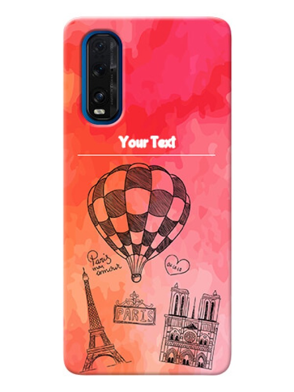 Custom Oppo Find X2 Personalized Mobile Covers: Paris Theme Design