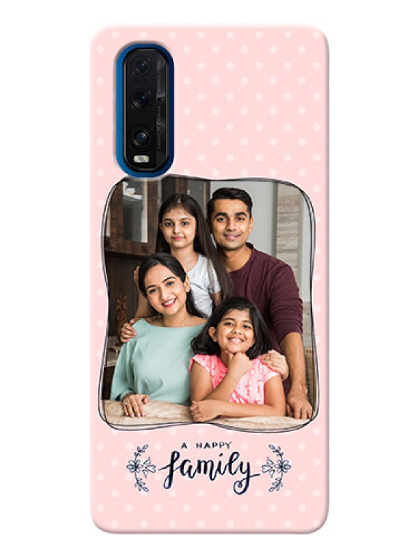 Custom Oppo Find X2 Personalized Phone Cases: Family with Dots Design