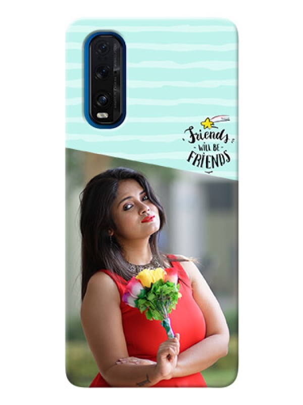 Custom Oppo Find X2 Mobile Back Covers: Friends Picture Icon Design