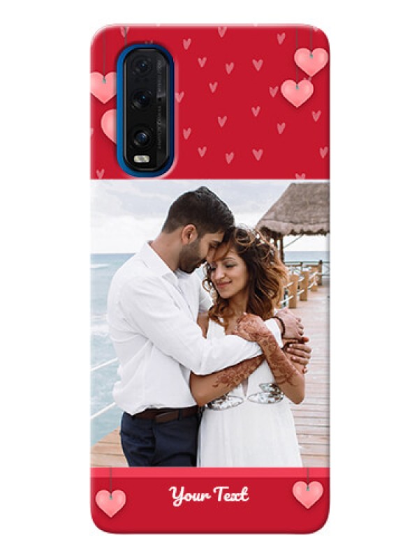 Custom Oppo Find X2 Mobile Back Covers: Valentines Day Design