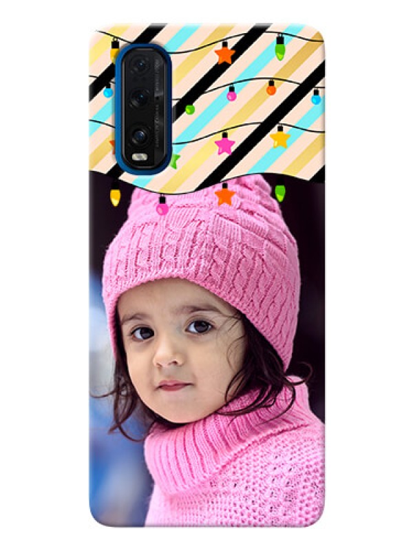 Custom Oppo Find X2 Personalized Mobile Covers: Lights Hanging Design