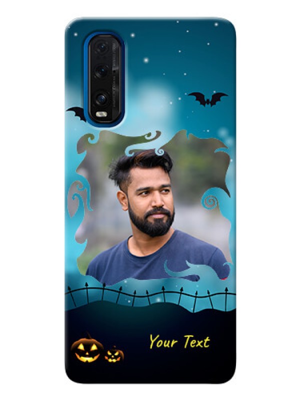 Custom Oppo Find X2 Personalised Phone Cases: Halloween frame design